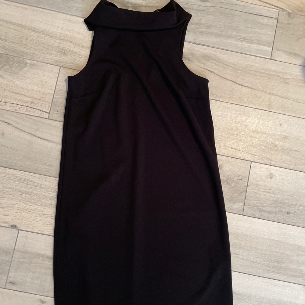 Banana republic black collared dress